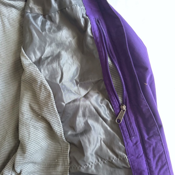 Marmot Hooded Rain Jacket Womens XS Purple Wind Breaker Waterproof Light Pockets - Picture 8 of 16